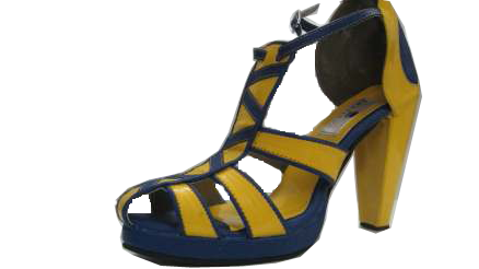 Yellow / Blue Sandals